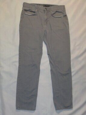 4/$14 IRON CO. mens JEANS gray DENIM work pant SIZE 32